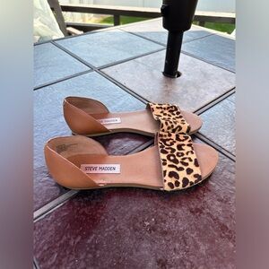 Leopard Steve Madden Flats